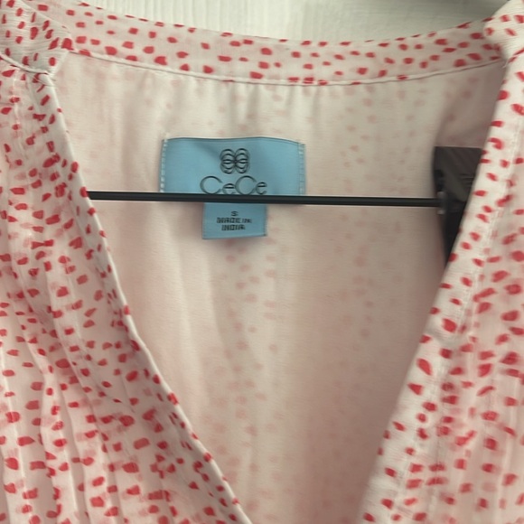 Cece white/red top size small new with tags - Picture 2 of 4